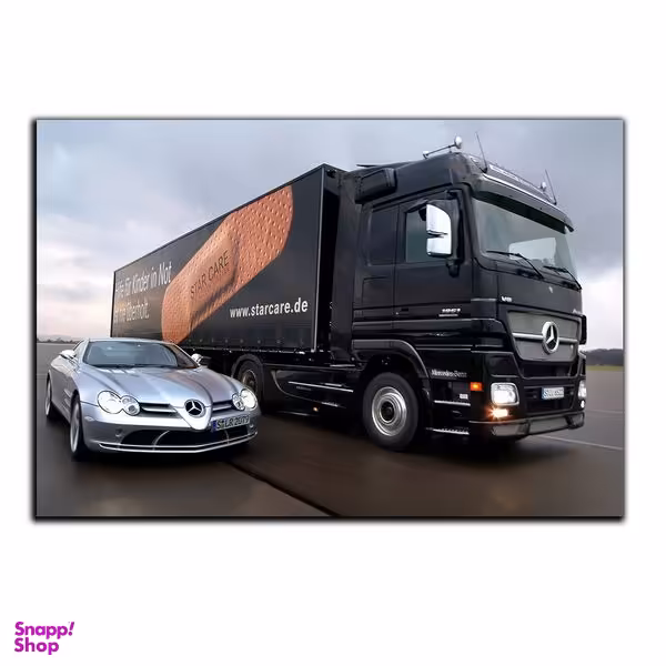 تابلو شاسی بکلیت طرح ماشین سنگین بنز مدل SH-4850