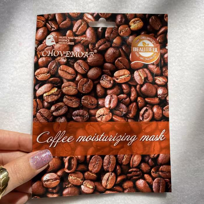ماسک ورقه ای کاملا طبیعی قهوه CHOVEMOAR

