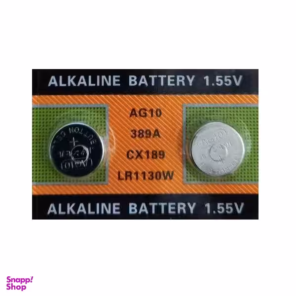 باتری ساعتی مدل LR1130W بسته دو عددی