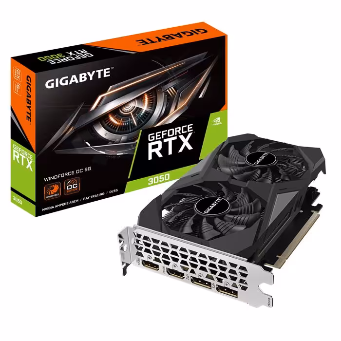 کارت گرافیک گیگابایت GeForce RTX 3050 WF2 OC 6GB