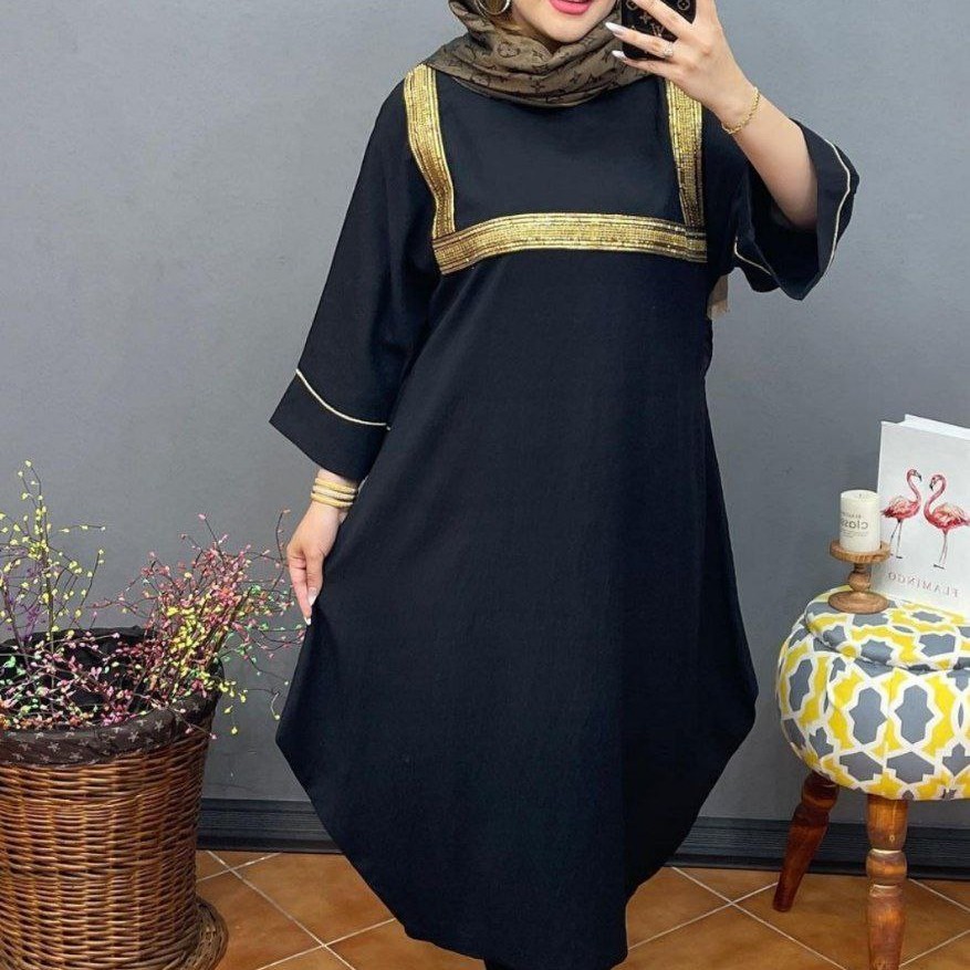 مانتو عبایی مشکی محرمی