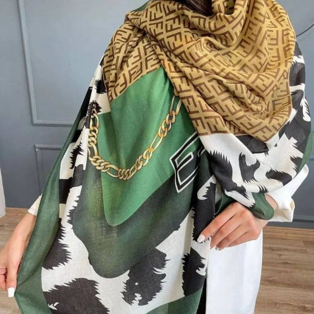 شال نخی طرحدار ( عمده ) 