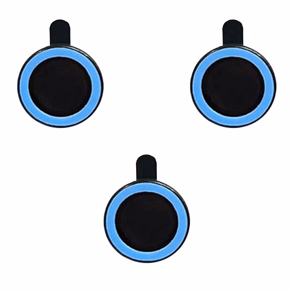 محافظ لنز دوربین رینگی شبرنگی موبایل اپل Iphone 13 Pro - 13 Pro Max زرد