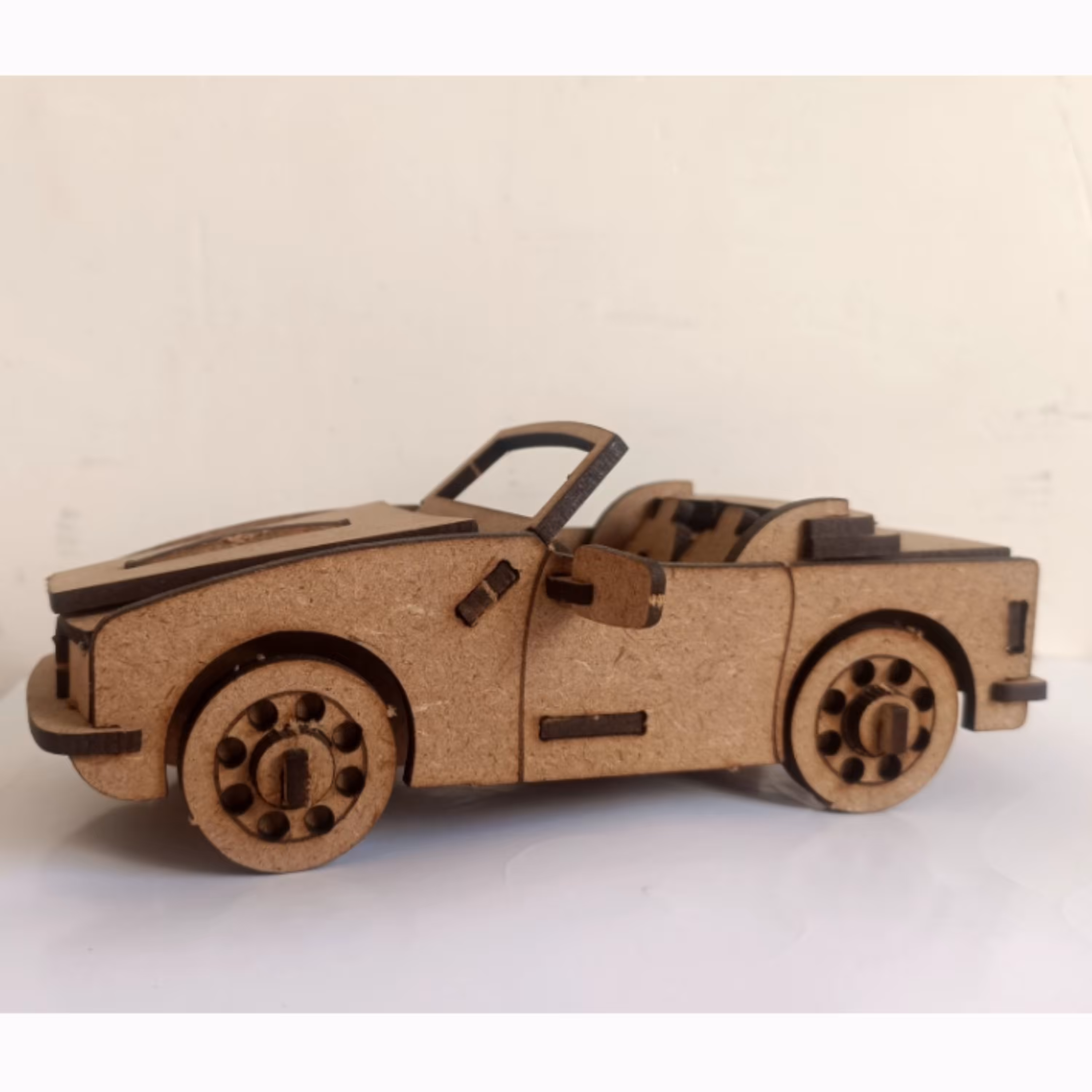پازل سه بعدی چوبی ماشین کروک با جزییات و زیبا محکم و سبک