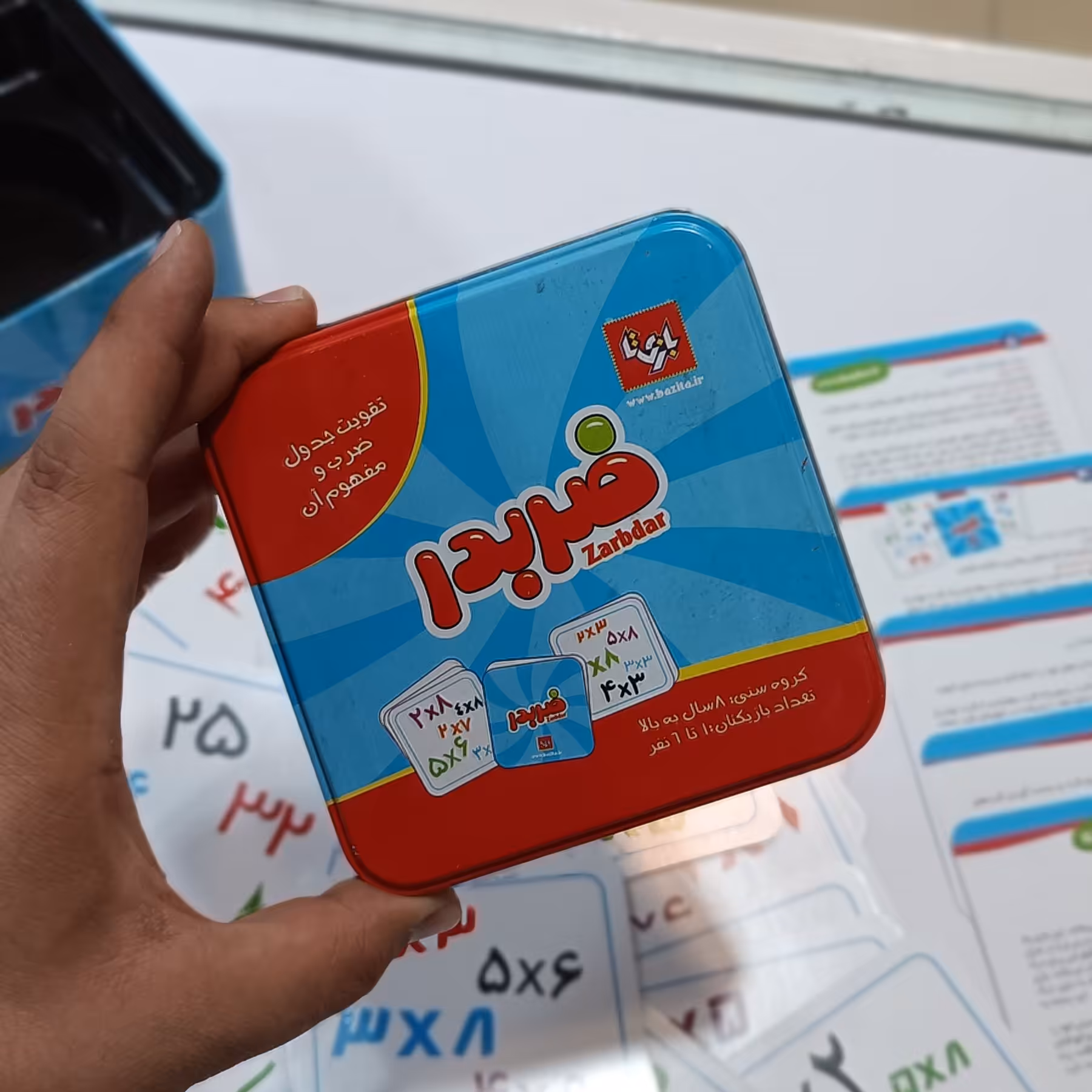 بازی فکری ضربدر محصول شرکت بازیتا مناسب برای تقویت عمل ضرب