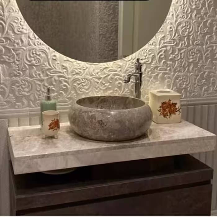 روشویی کابینی سنگی مدل کورینت ارسال به سراسر کشور با بسته بندی ویژه
