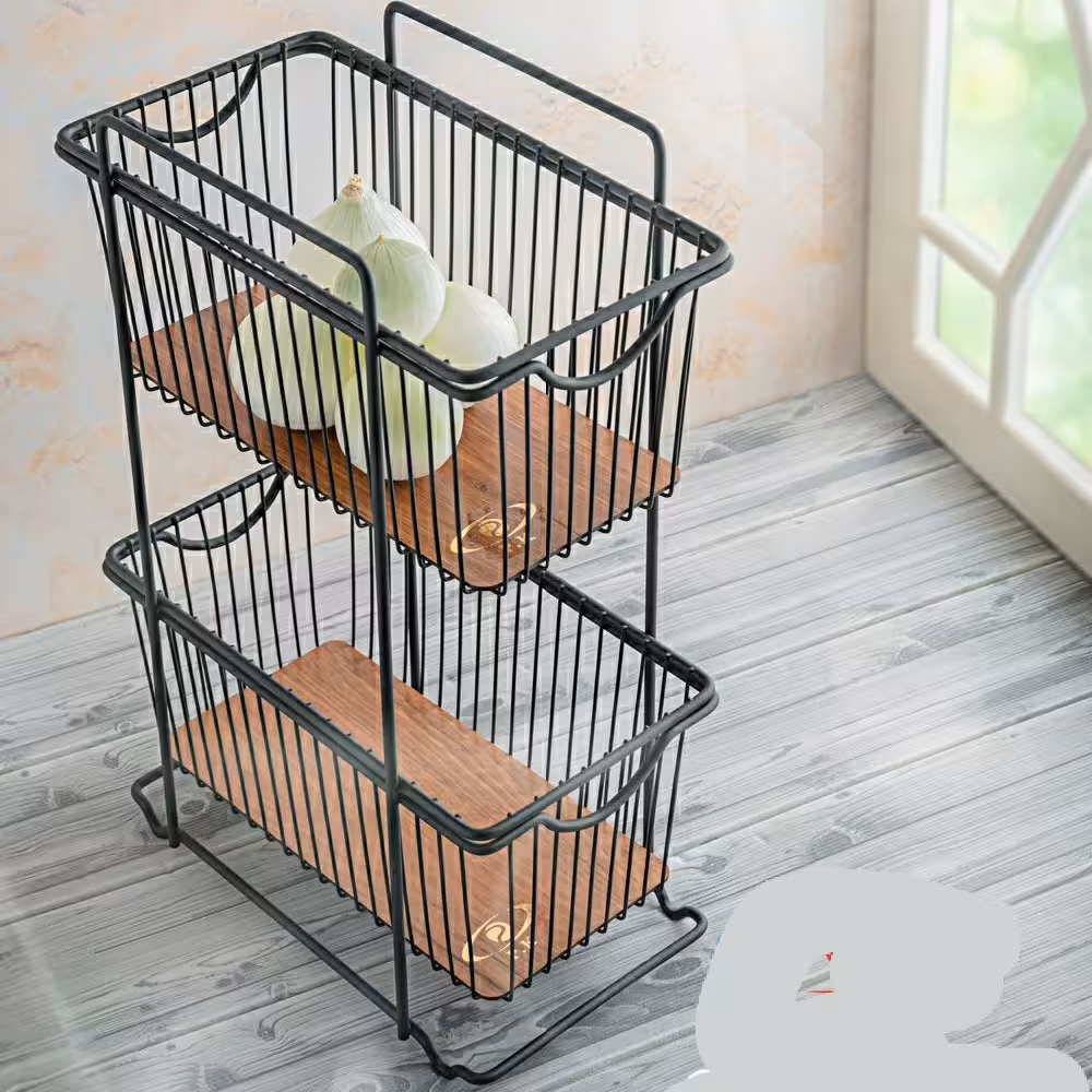 جاپیازی دو طبقه مدل مانا مستطیل غرفه نارنجی جاسیبزمینی پیازی