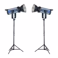 کیت نور ثابت دوشاخه ویدئو لایت COB YJBEi CL-200D همراه با پایه