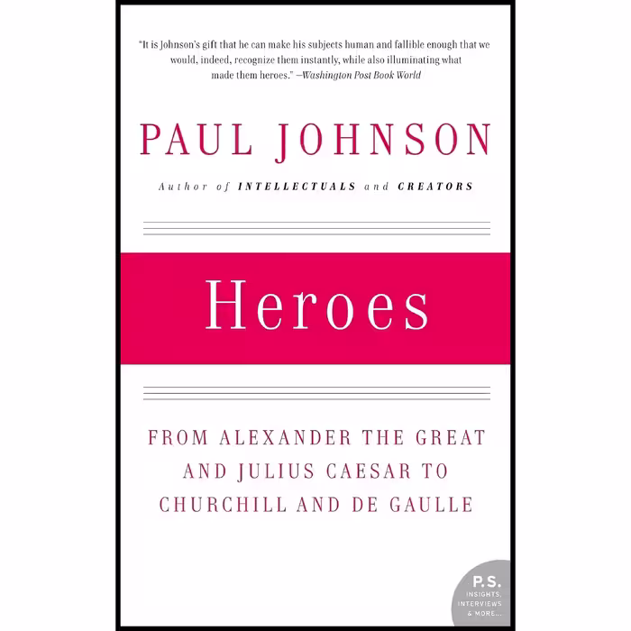 کتاب زبان اصلی Heroes اثر Paul Johnson انتشارات تازه ها
