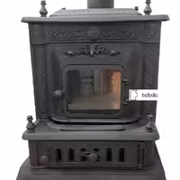 بخاری تمام چدنی گازی کد 303 ابعاد 65در65ارتفاع 85