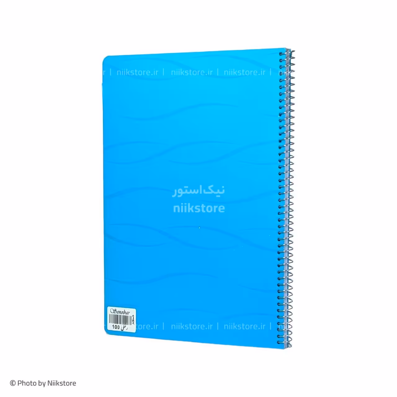 دفتر فنری 200برگ رحلی P.P تک رنگ صنوبرsenobar 200sheets pp notebook