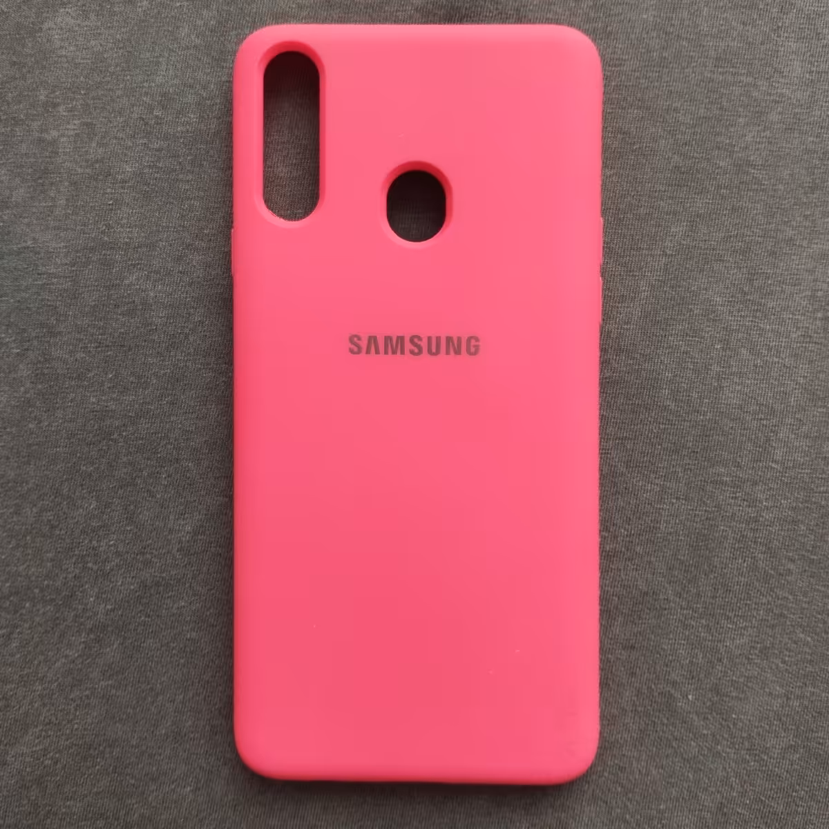 گارد - قاب - کاور سیلیکونی ژله ای رنگ صورتی مناسب برای سامسونگ Galaxy A20S (a20s)