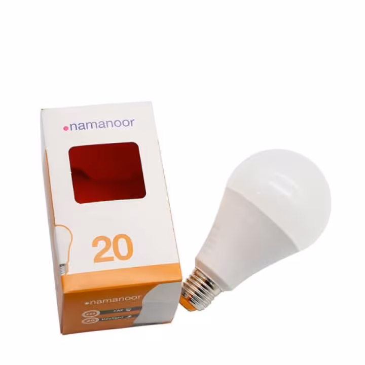 لامپ ال ای دی 20 وات نمانور سرپیچ e27