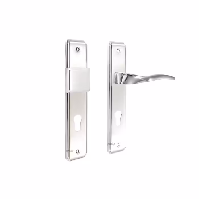 دستگیره پلاک آپارتمانی چپ رنگ کروم نیکو مدل 600