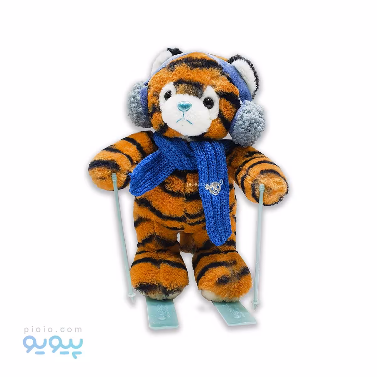 عروسک ببر اسکی دار تک و عمده