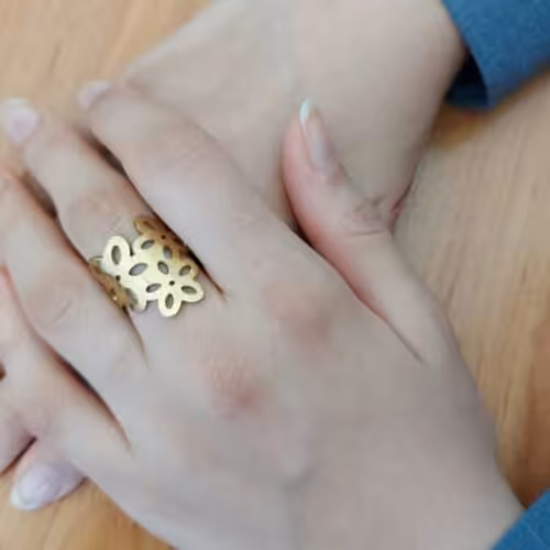 انگشتر فانتزی استیل