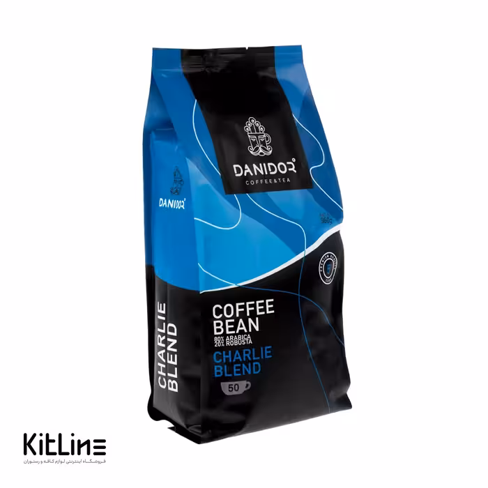 دانه قهوه 80٪‌ عربیکا 20٪‌ روبوستا دانی در بلند چارلی 960 گرمی
