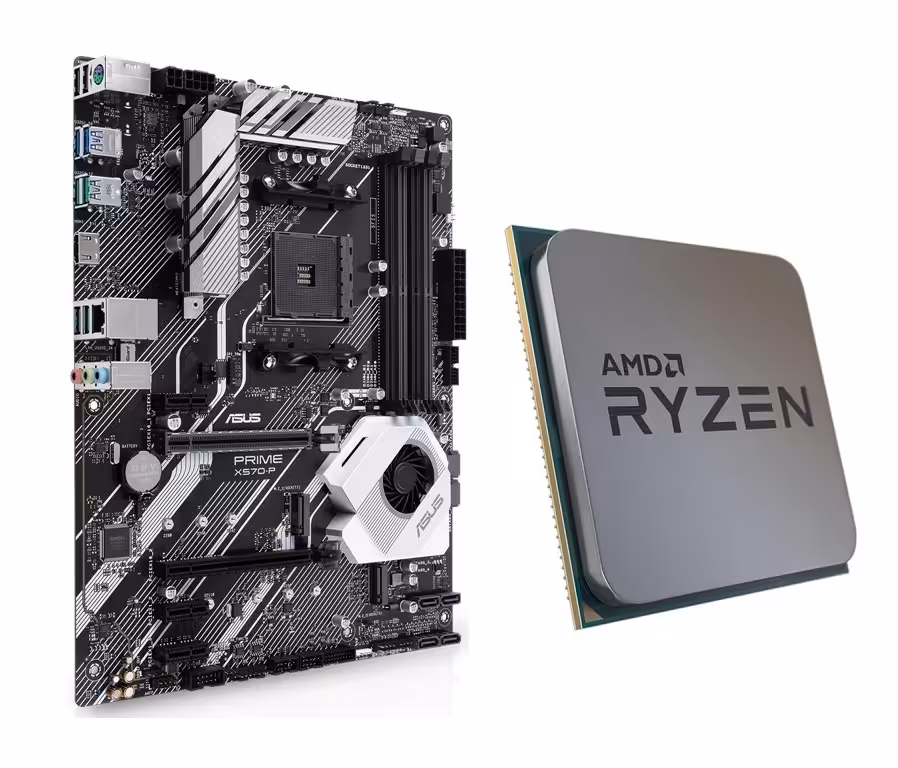 مادربرد ایسوس مدل PRIME X570-P باندل با پردازنده RYZEN 7 3700X