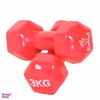 دمبل مدل 03.dl وزن 3 کیلوگرم بسته 2 عددی