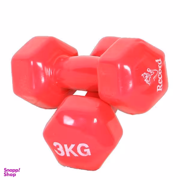 دمبل مدل 03.dl وزن 3 کیلوگرم بسته 2 عددی