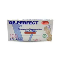 دستکش وینیل سایز L برند حریر (OP)