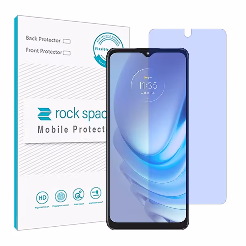 گلس موتورولا Moto G50 مدل نانو هیدروژل آنتی بلو برند راک اسپیس کد S