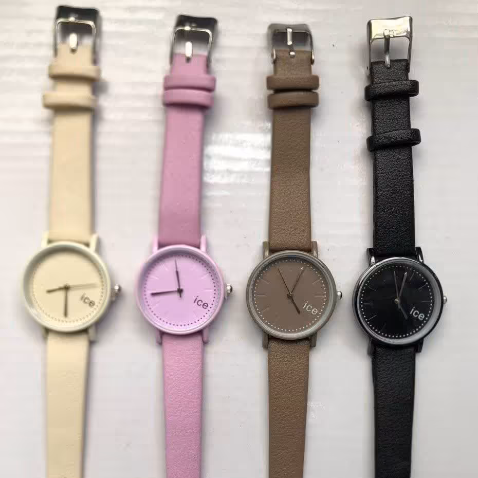  ساعت آیس کد 11866 بند چرمی مینیمال ضدحساسیت 