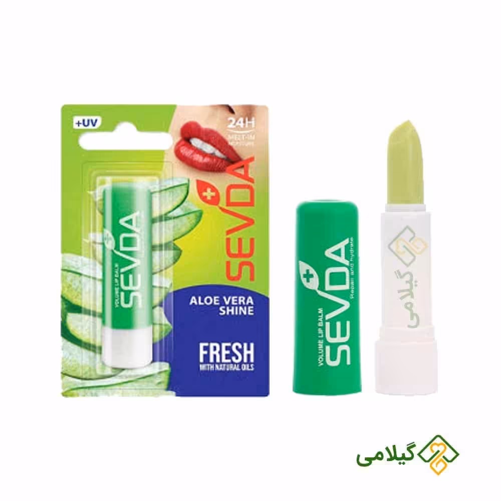 چرب لب آلوئه ورا سودا فروشگاه گیلامی ( بالم لب 4.8 گرمی )