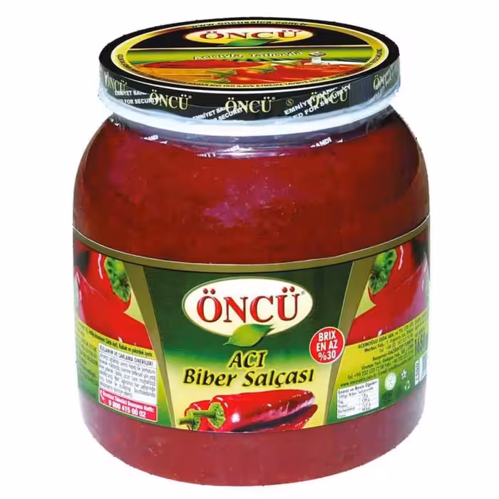 رب فلفل تند 1650 گرم  اونجو محصول ترکیه کیفیت عالی ( شکلاتیک ترکیه )