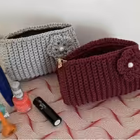 کیف لوازم آرایشی جامدادی مدل شیاری