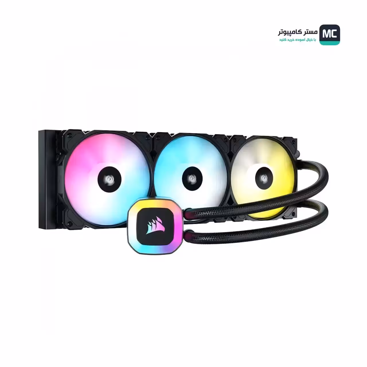 قیمت و خرید خنک کننده مایع پردازنده کورسیر H150 RGB