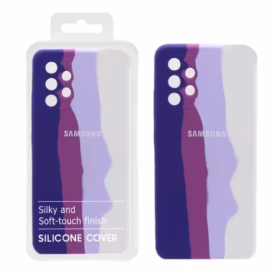 قاب گوشی سیلیکونی آبرنگی اورجینال محافظ لنزدار برای Samsung A53-5G کد 232