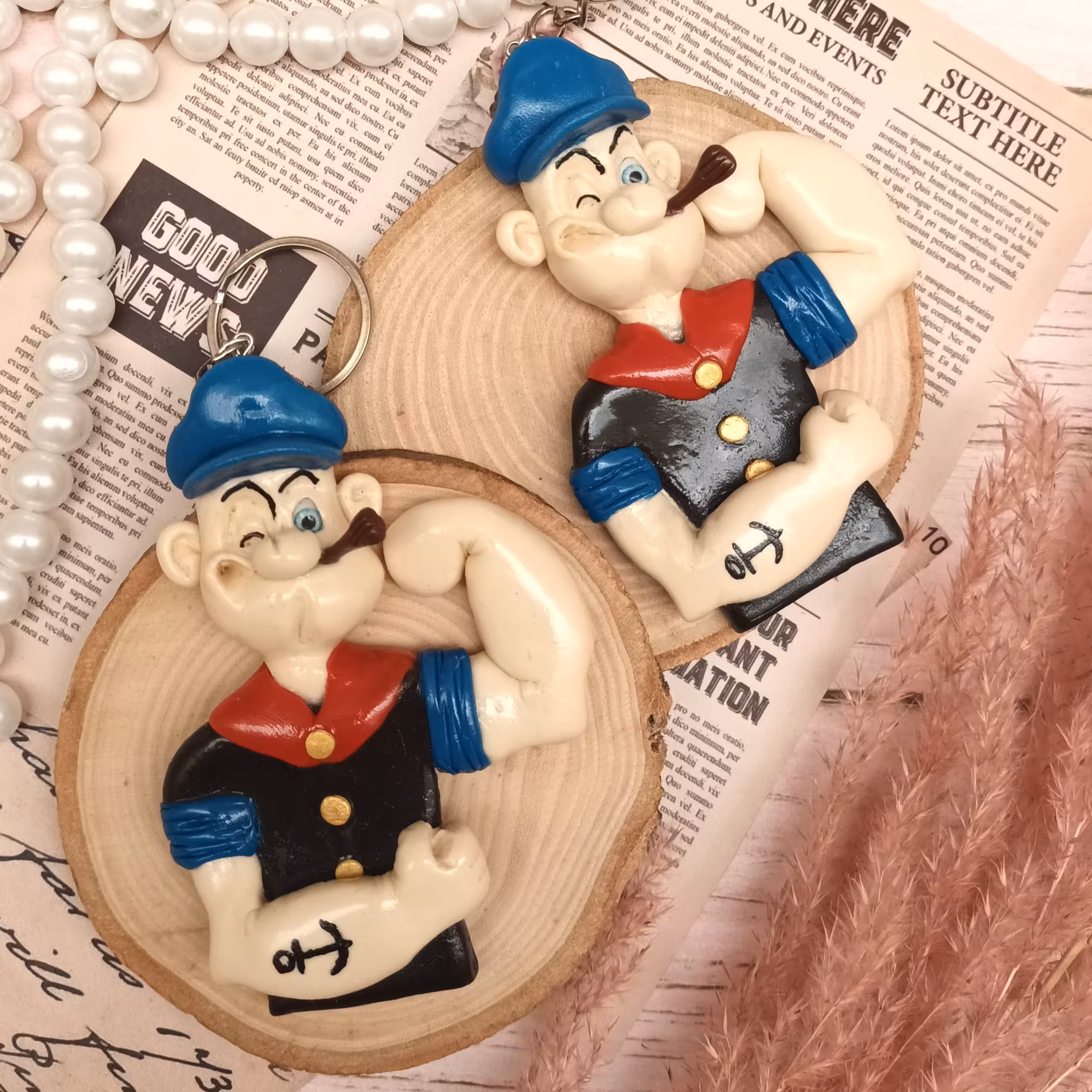 آویز کلید ملوان زبل خمیری