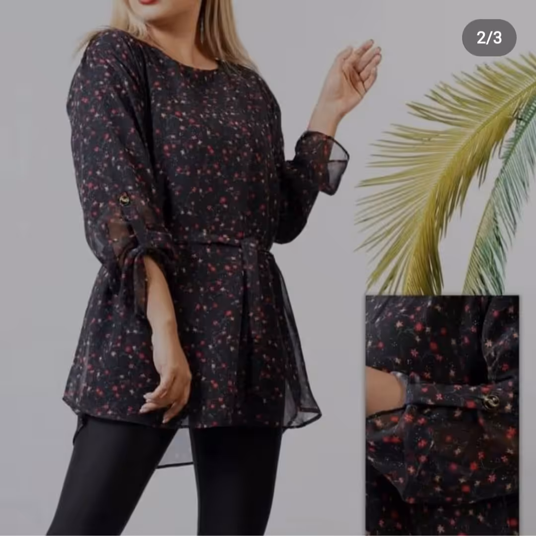 شومیز زنانه پارچه وارداتی در شکلها و طرحهای مختلف