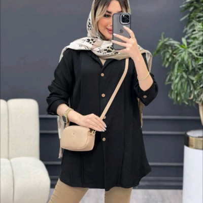 مانتو اسپرت زنانه شانتون مدل مانتو شانتون سبک و خنک مدل گیلدا