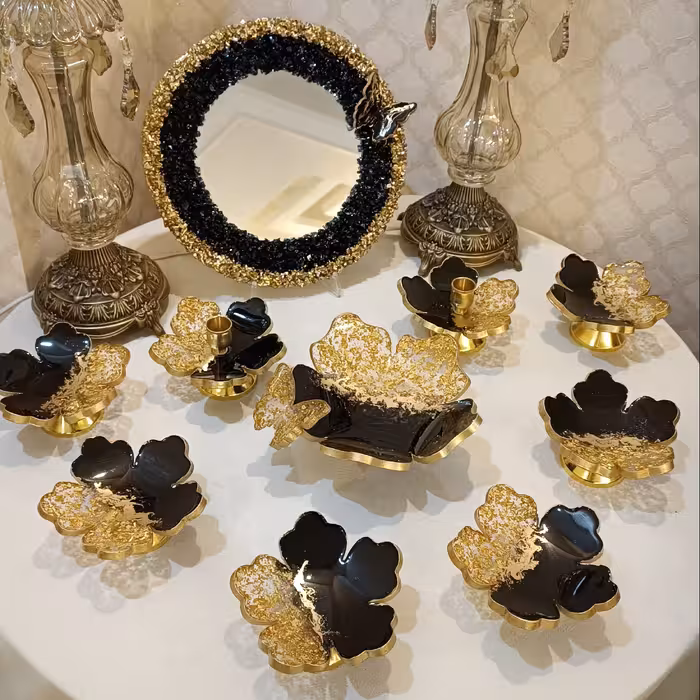 هفت سین رزینی هفت سین خاص هفت سین مشکی طلایی هفت سین 1403 هفت سین 