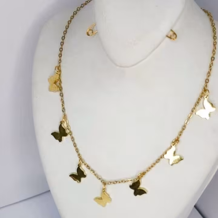 نیم ست استیل رنگ ثابت پروانه