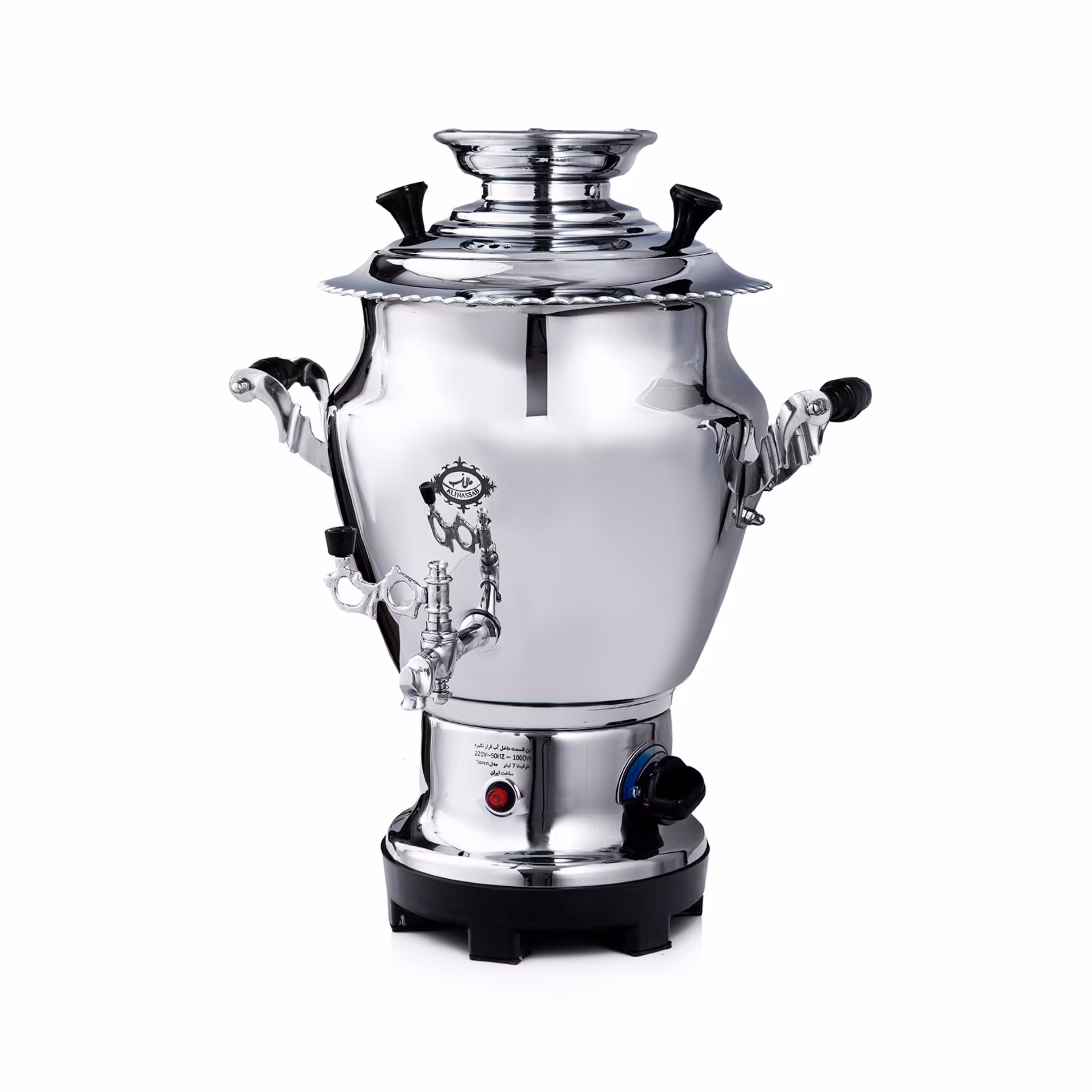 سماور برقی 7 لیتر عالی نسب مدل سورن با ضمانت 18 ماهه شرکتی