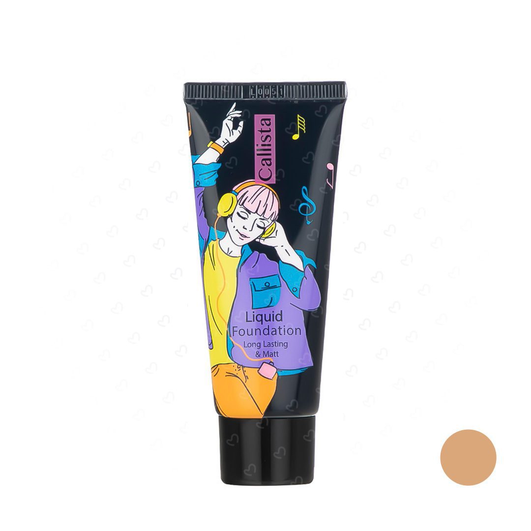 قیمت و خرید کرم پودر کالیستا مدل Long Lasting And Matt شماره M14 ⚡ اصل