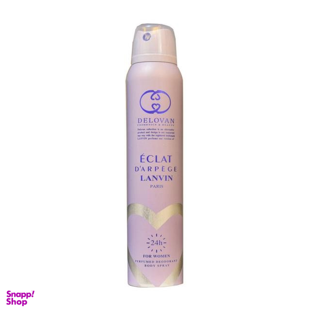 اسپری بدن زنانه دلوان (Delovan) مدل Versace Bright Crystal حجم 150 میلی لیتر