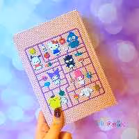 دفتر مشق 100 برگ کرومی و دوستان | هارد کاور پانداک کد 02