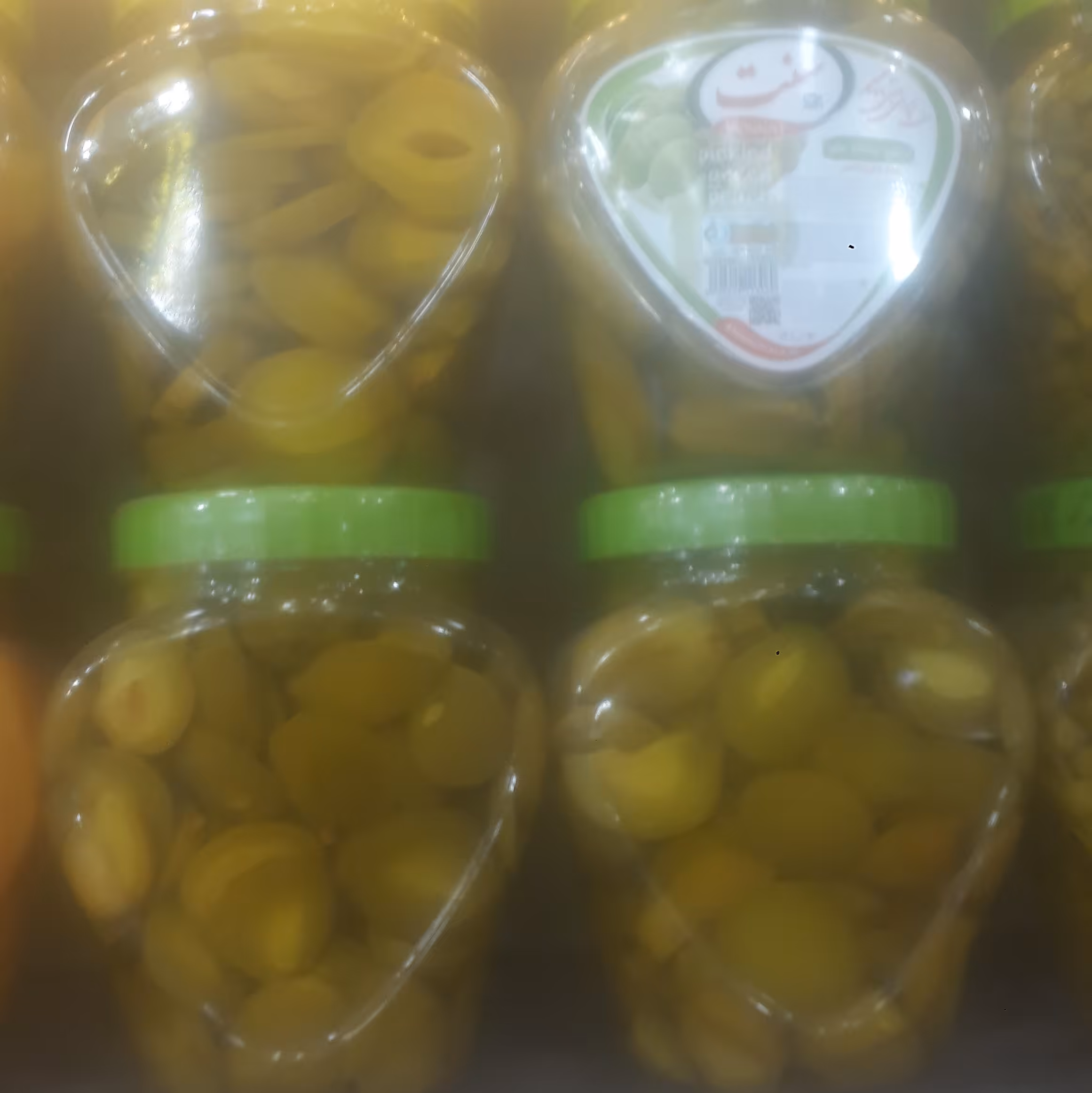 ترشی چاقاله هلو  وزن 800گرم