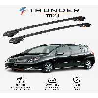 نوار محافظ خودرو مشکی TOYOTA COROLLA SPACO 2001 2007 TRX1 CARRIER قفل جستجو SEAN CARRIT SUILING BAR سیاه Thunder