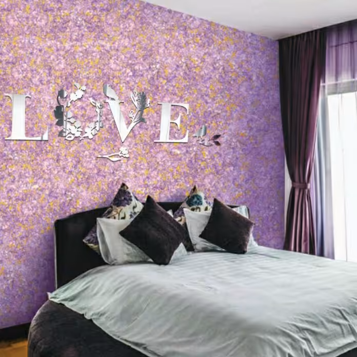 آینه پلکسی مدلlove گارانتی 24 ماهه پدیده