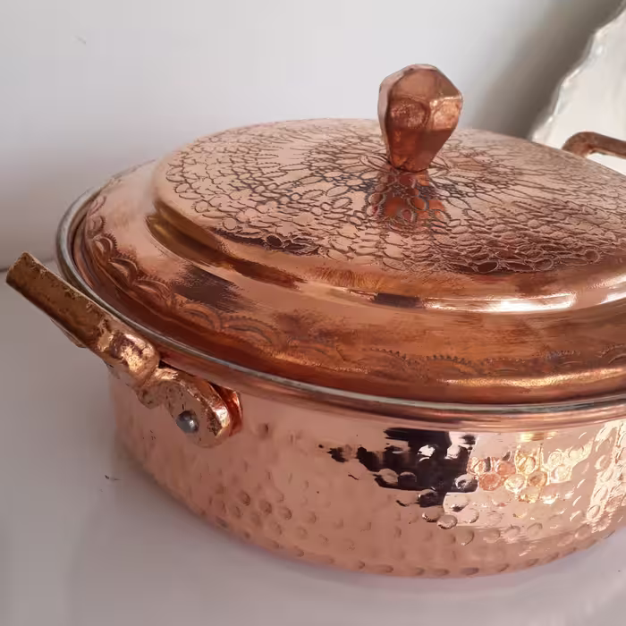 ماهیتابه مسی یزدی سایز 5