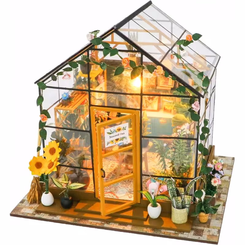 کیت خانه سازی چوبی مدل گلخونه کد PC2306