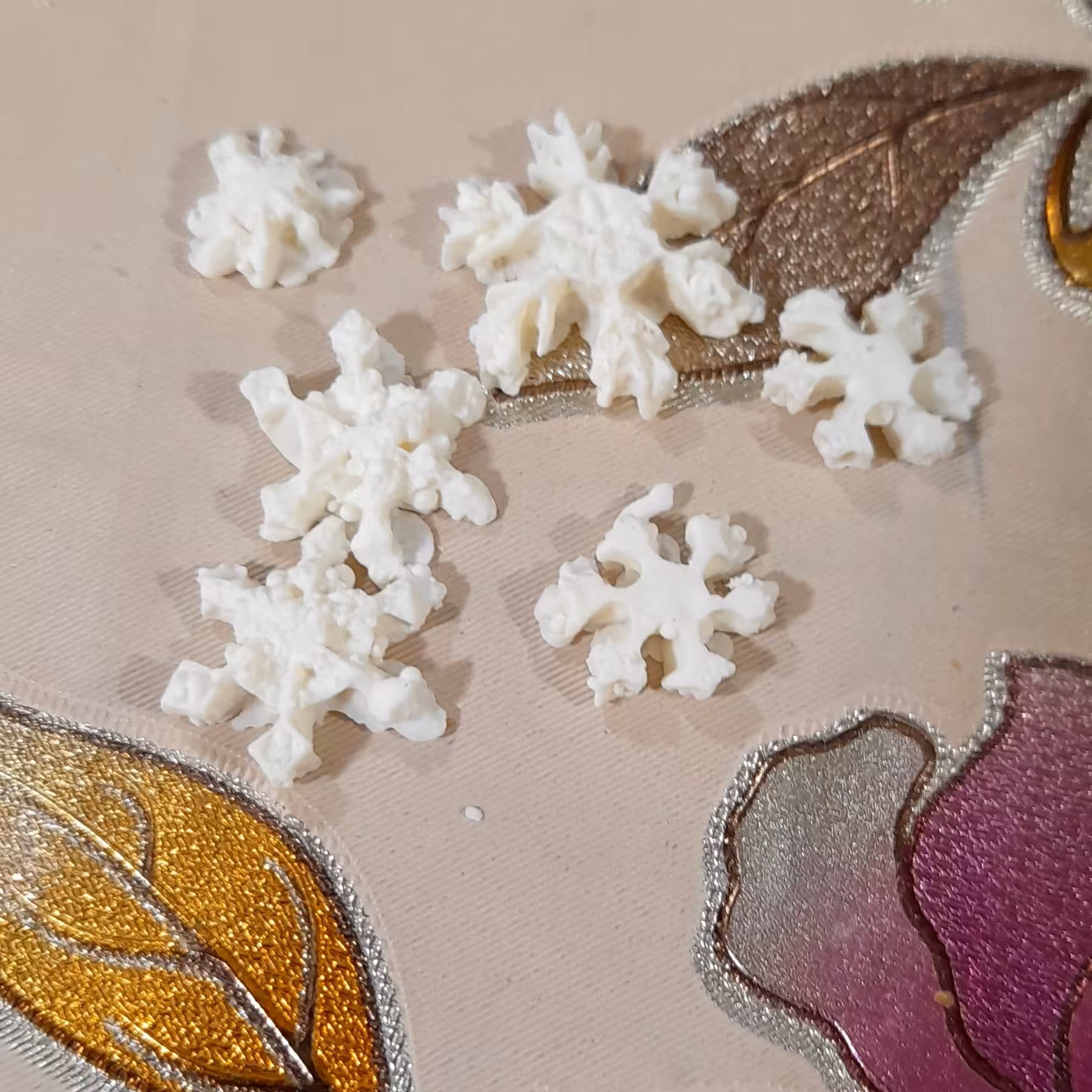 تاپر فوندانتی دانه برفی کوچک