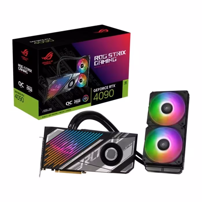 کارت گرافیک ایسوس ASUS ROG Strix LC GeForce RTX 4090 OC Edition با حافظه 24 گیگابایت