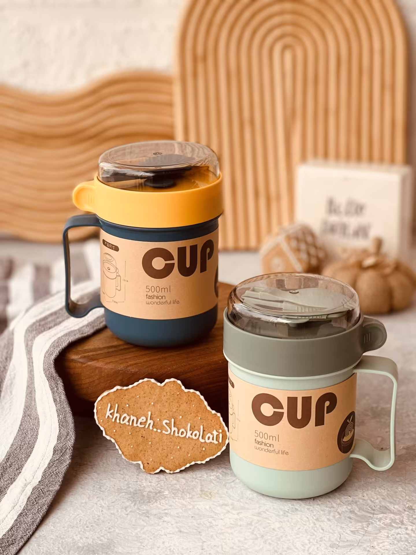 ظرف غذا لیوانی 500 میل کد00630