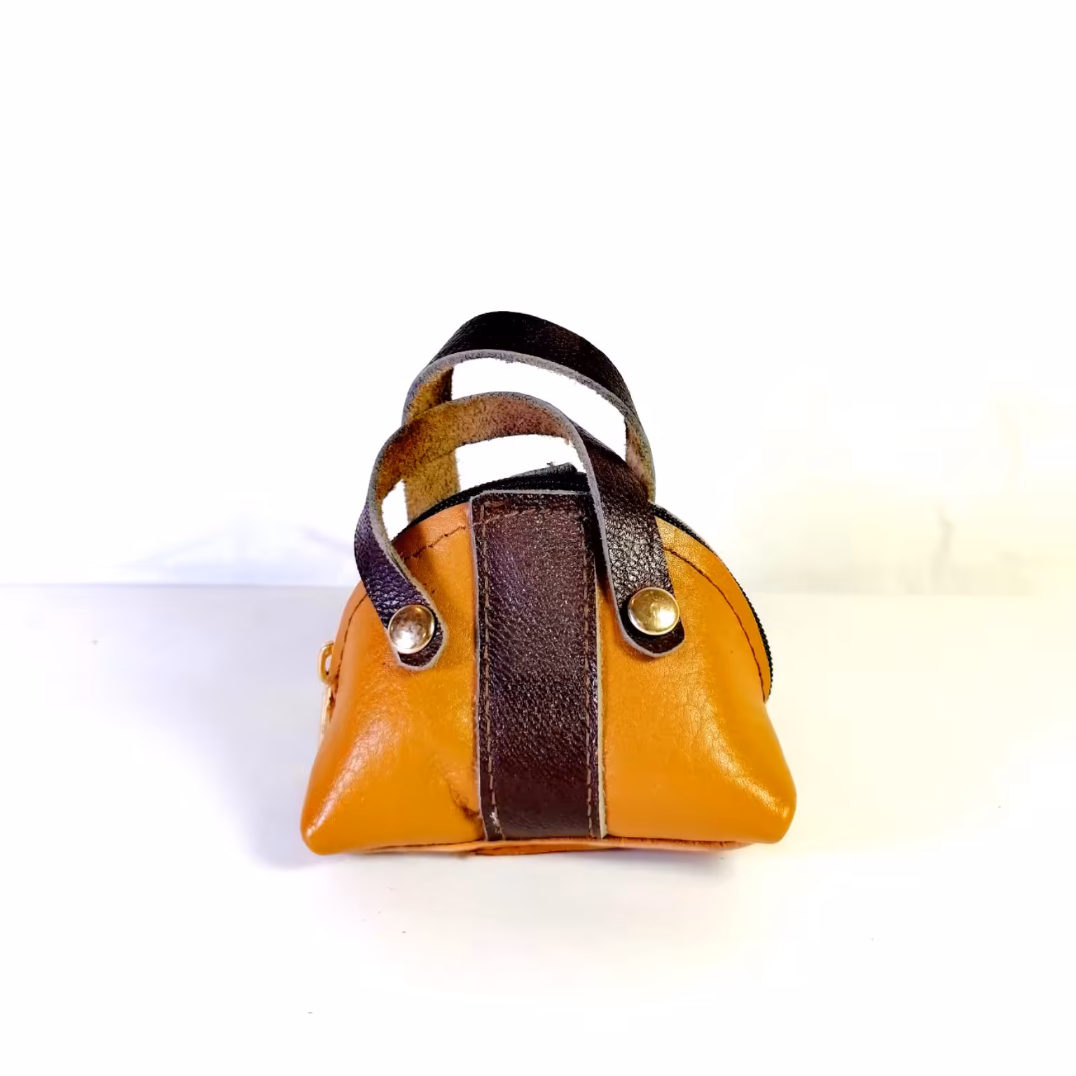 جاکلیدی مهر گل، فانتزی، چرم طبیعی و دست دوز 